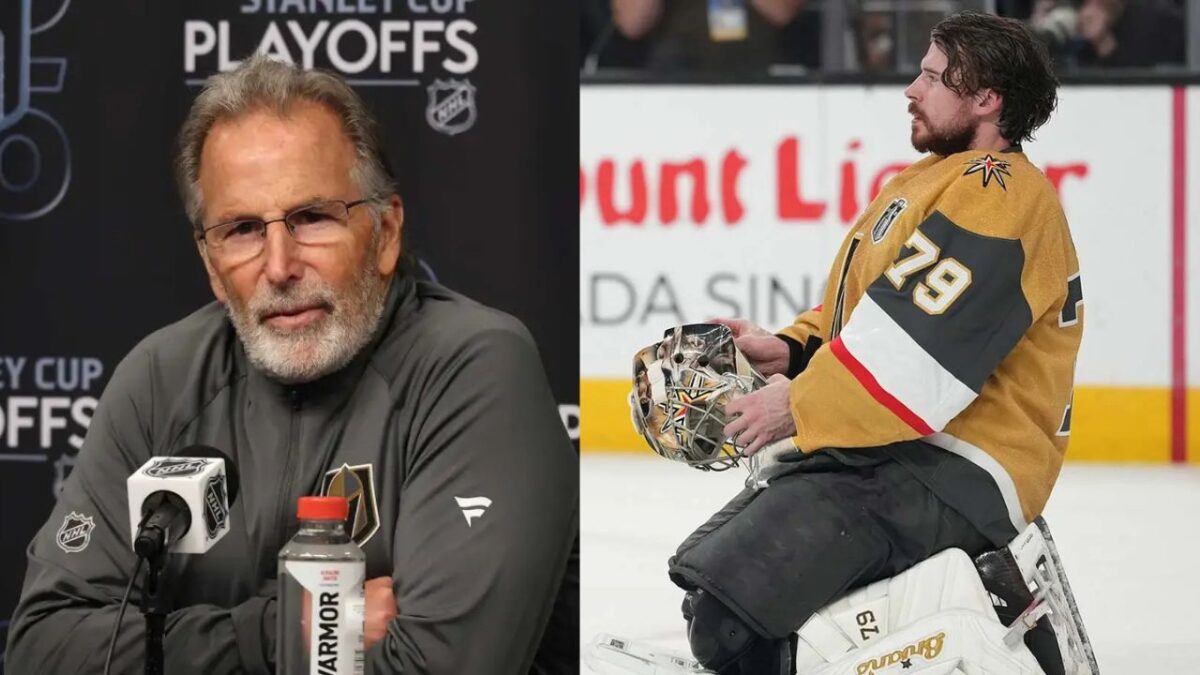 Carter Hart Scripts Unwanted NHL History With 5-3 Game 4 Loss Against Hurricanes 1 John Tortorella and Carter Hart