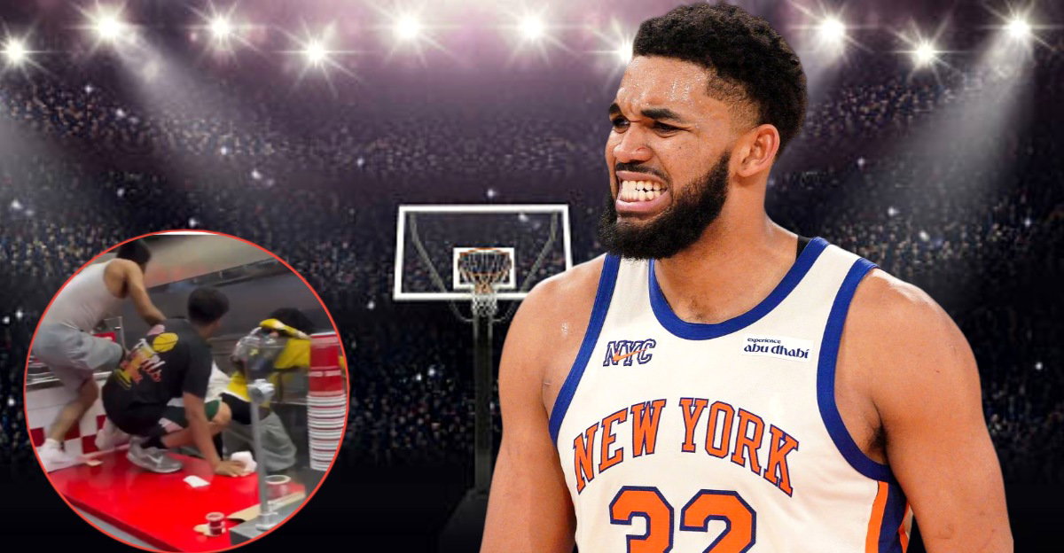 Knicks Fans Attacking Five Guys Employee Spurs Fan Leaves New Yorkers Fuming – “We Don’t Claim Them”
