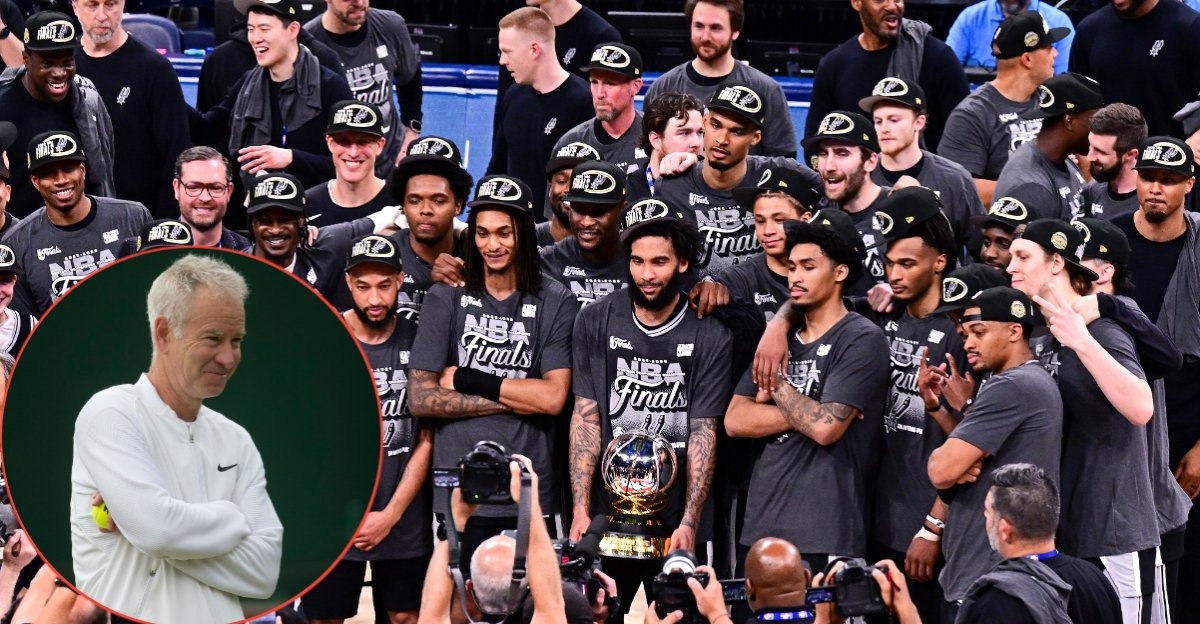 Tennis Legend John McEnroe Thanks Spurs for Choking Game 4 For His Knicks