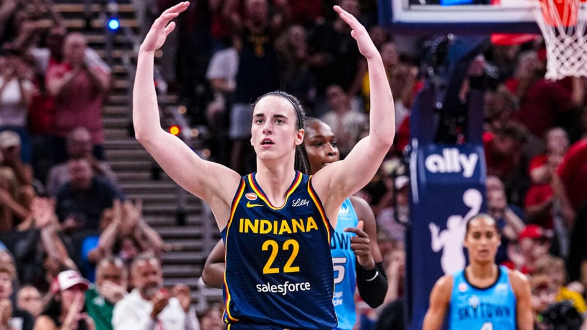 Caitlin Clark Debuts Taylor Swift's Eras Tour Sneakers Against Sky 1 Caitlin Clark posted a 30-point double-double against the Sky