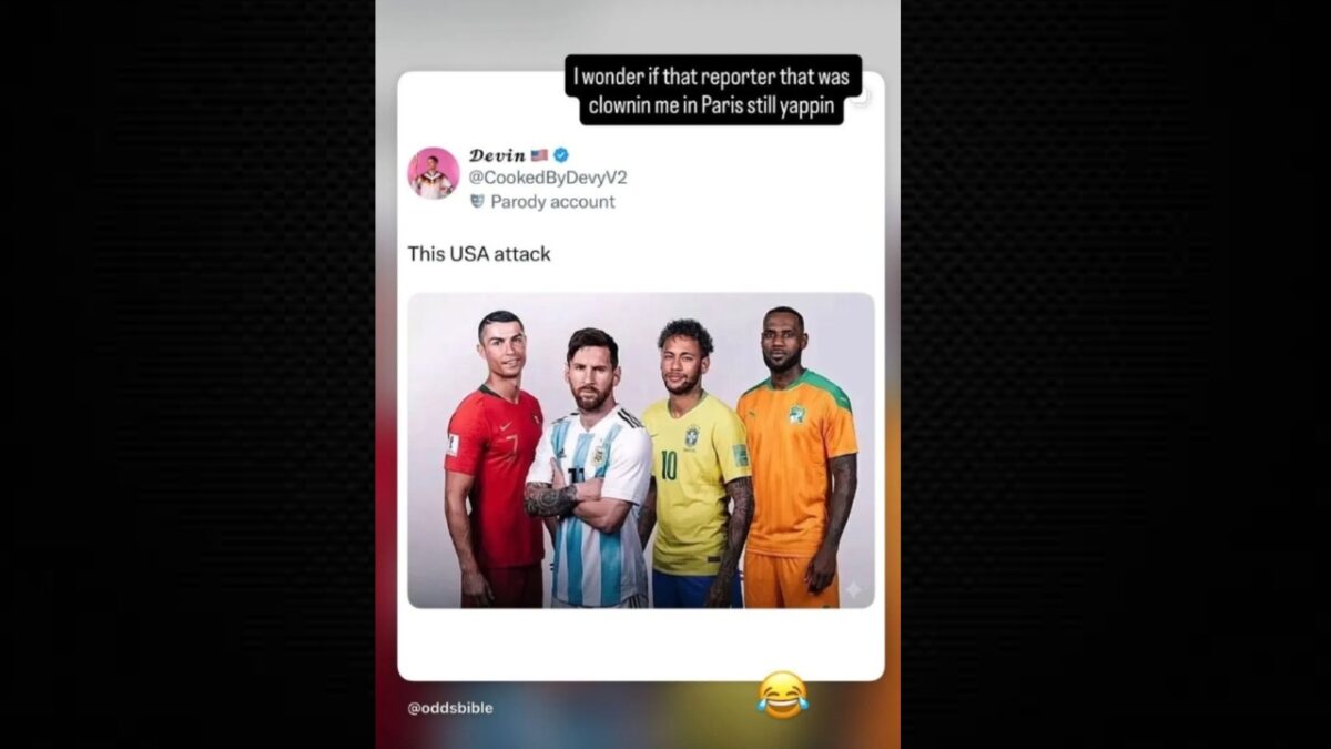 Ben Shelton's Playful Jibe at Reporter After USA's Strong Start at FIFA World Cup: "I Wonder If He's Still Yapping" 1 Ben Shelton's Instagram story (2)