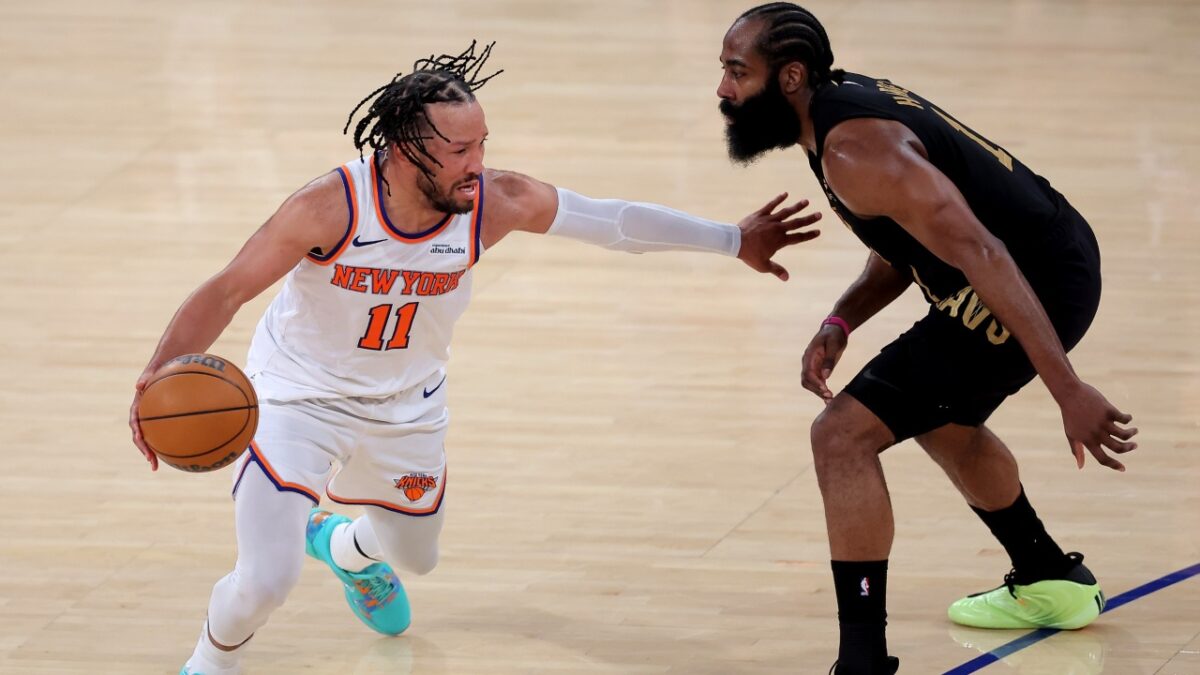 James Harden's 'Blank Stare' Mugshot From Gun-Related Arrest Leaves Fans in Splits - "Role Model Right There" 1 Jalen Brunson's Knicks swept attacking James Harden and his Cavs in the ECF