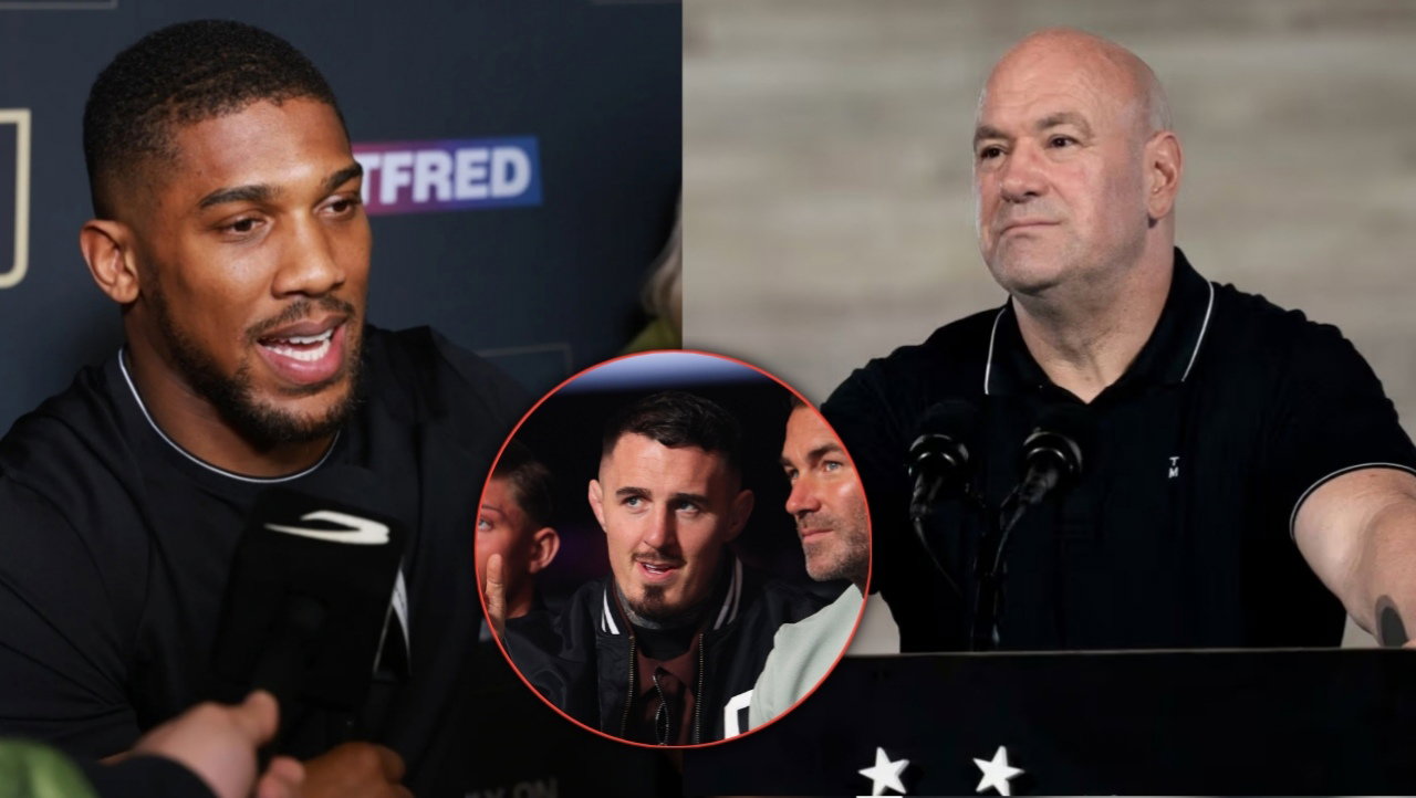 Dana White Brings up Anthony Joshua’s New Deal When Asked About Eddie Hearn – Tom Aspinall Partnership