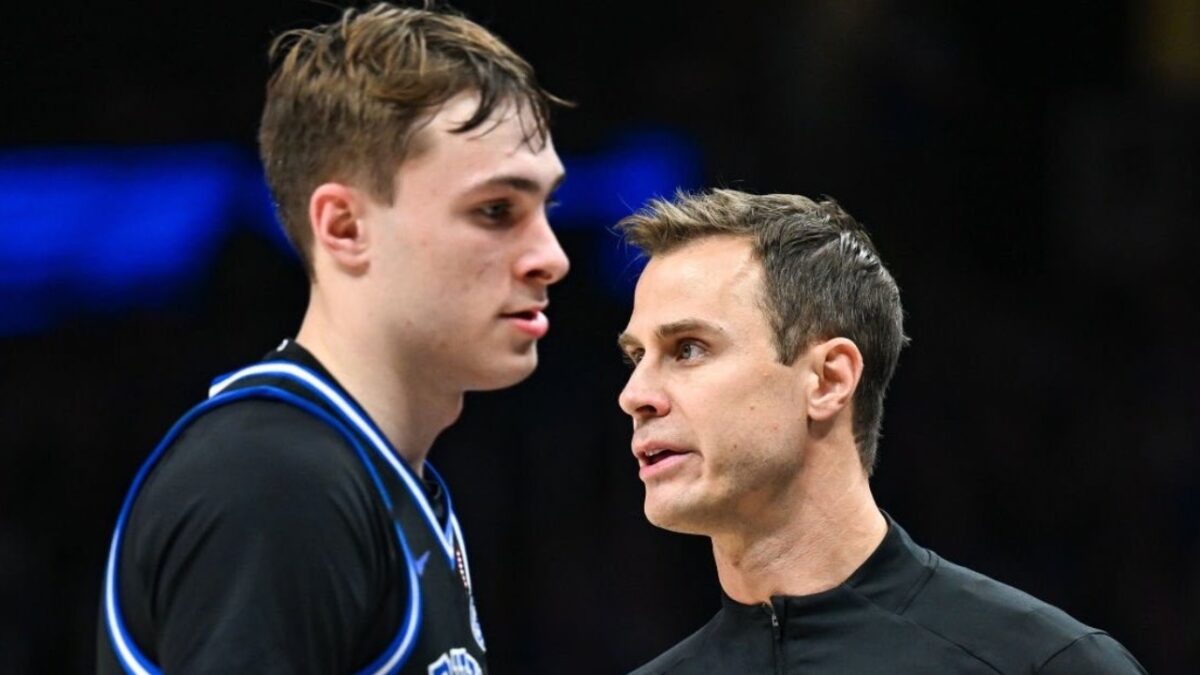 Mavs Hiring Dusty May Weeks After Leading Michigan to 2026 NCAA Title Leaves Fans Confused - "Way Different Than College Ball" 1 Cooper Flagg and Jon Scheyer at Duke