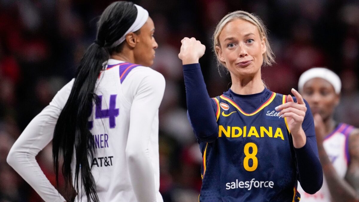 Sophie Cunningham and Myisha Hines-Allen Stand Up for Caitlin Clark Amid Heated Battle with Mercury 1 DeWanna Bonner and Sophie Cunningham