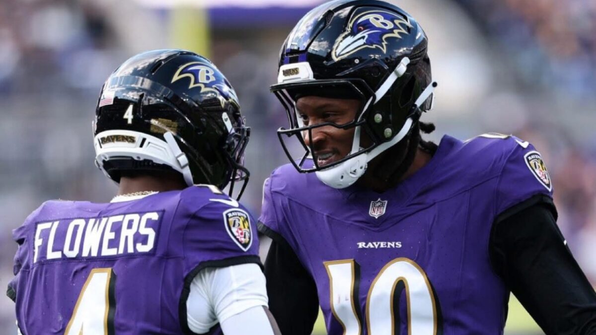 Antonio Brown Goes OFF on Zay Flowers Amidst Social Media Comparisons: "The Reason Lamar Jackson Can't Win" 1 Zay Flowers and DeAndre Hopkins