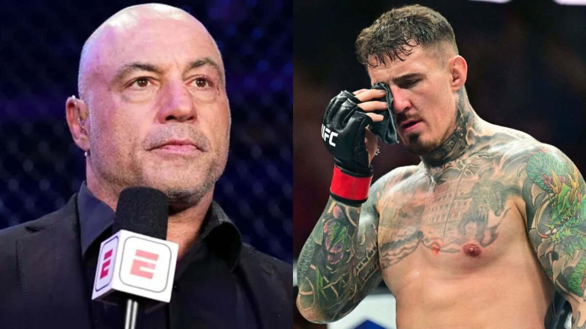 (Video) Tom Aspinall Trolls Interim Champion Ciryl Gane with Foul Compilation Ahead of Rematch 1 Joe Rogan, Tom Aspinall