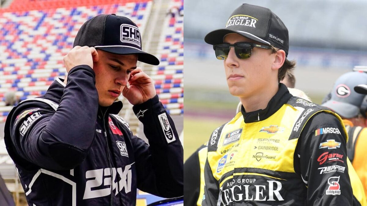 Denny Hamlin Accuses Carson Hocevar of Doing ‘Dumb Things’ to Get Attention 1 Corey Heim and Carson Hocevar