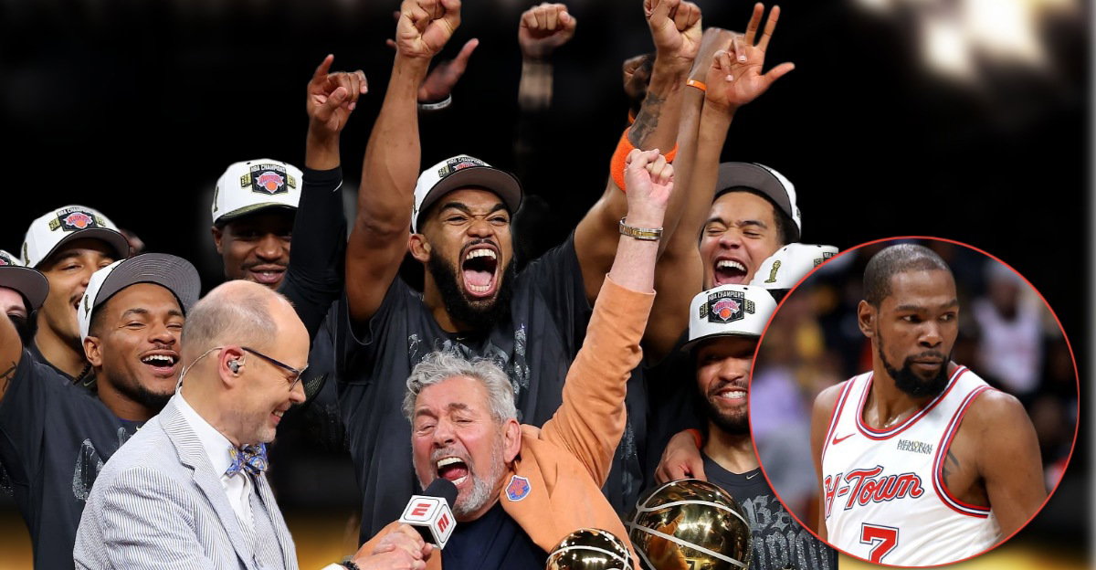 Kevin Durant Subtly Disses Knicks After Ending 53-Year Championship Drought: “It Could Be Another 53-Year Wait”