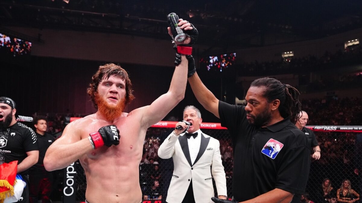 Alex Pereira and Tom Aspinall Join Fans to Call Out Herb Dean Again for Controversial Officiating at UFC Baku 1 Herb Dean and Shara Magamedov