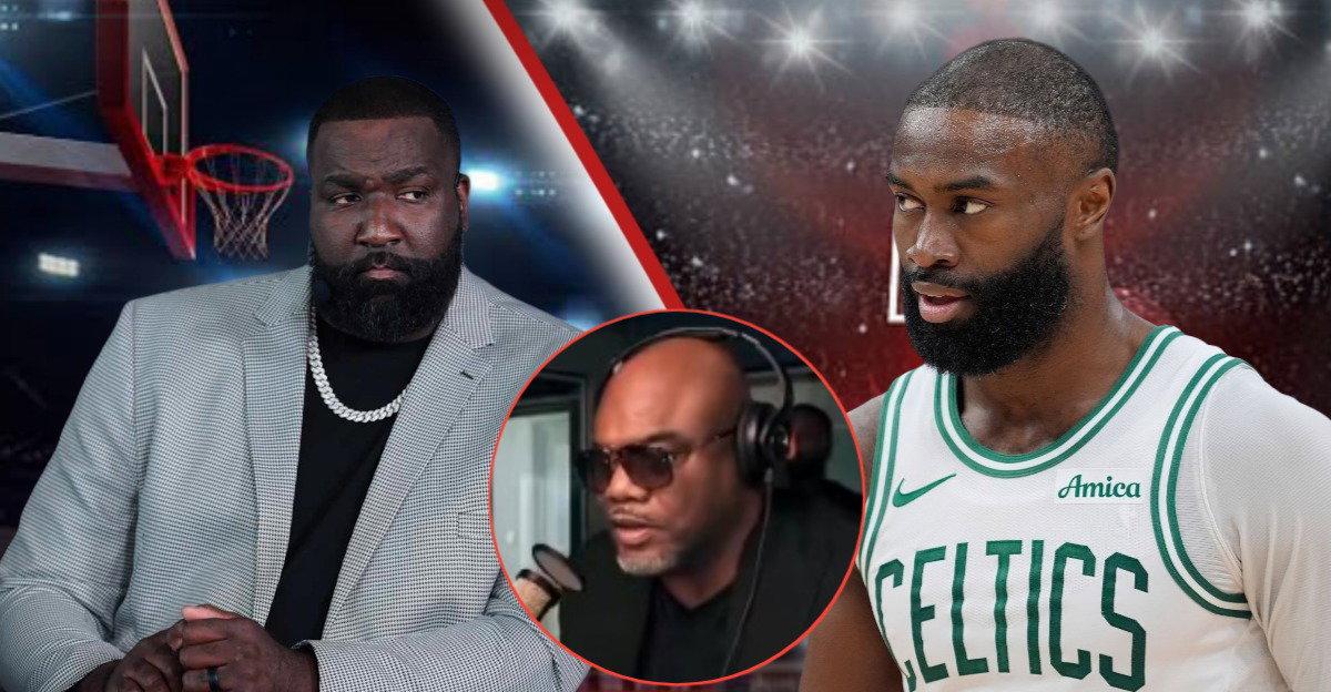 Jaylen Brown’s 7-Footer Boxer Father Warns Kendrick Perkins For Constant Criticism: “Watch Your Mouth, Boy”
