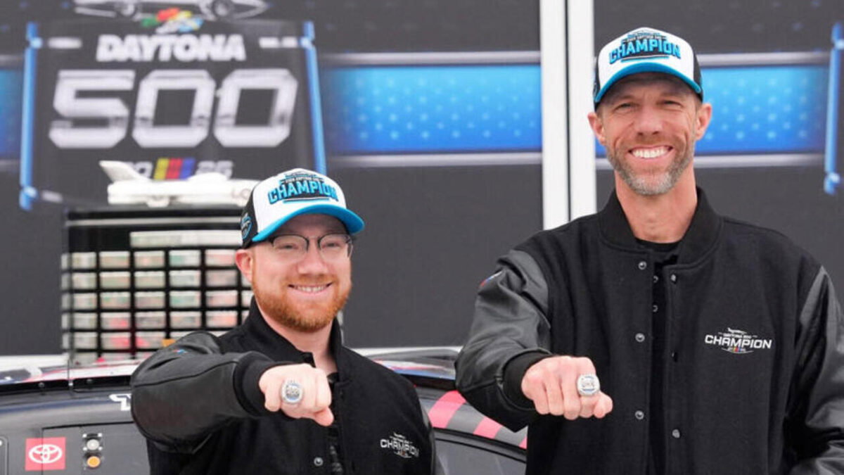 Tyler Reddick Bemoans Losing Championship Lead to Denny Hamlin After “Finishing Dead Last” at Sonoma 1 Tyler Reddick and Billy Scott