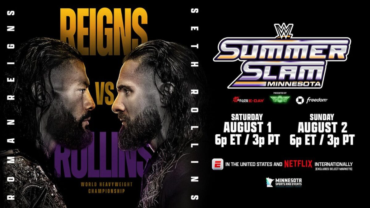 SummerSlam 2026 Match Card Size Reportedly Revealed 1 Roman Reigns vs Seth Rollins will headline SummerSlam 2026