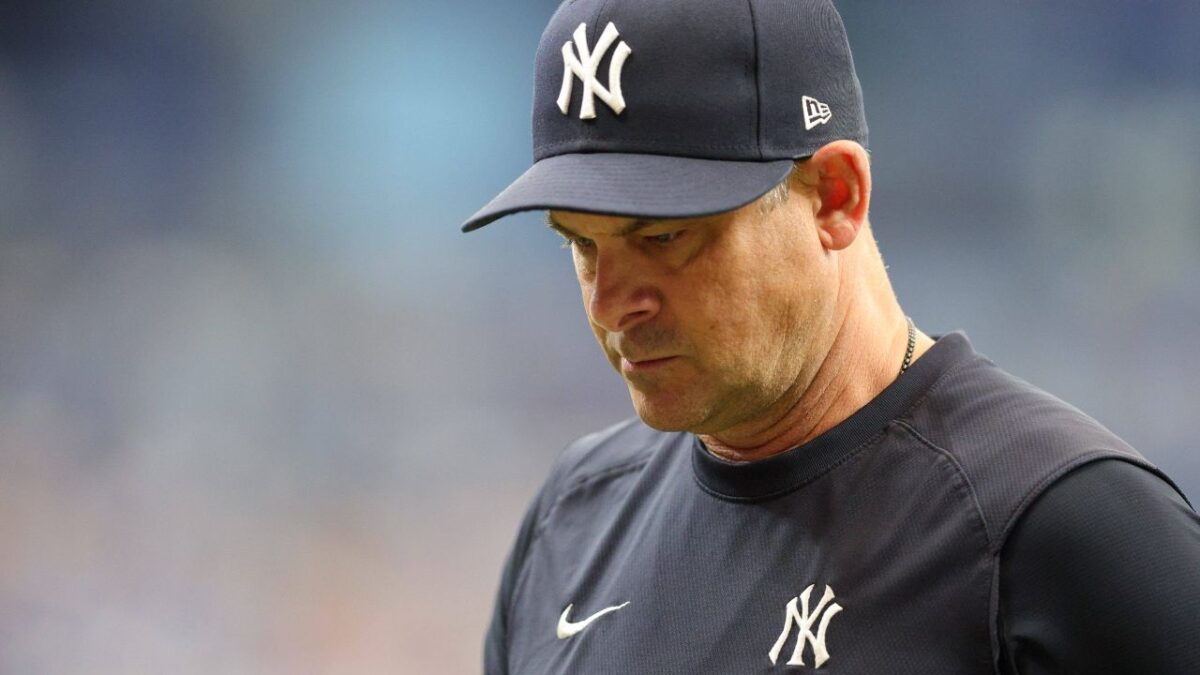 Aaron Boone Takes Blame for Leaving Gerrit Cole in Following 2-1 Loss Against Dodgers 1 Aaron Boone
