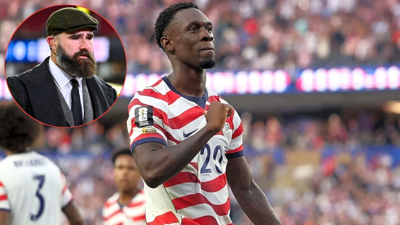 “Absolute Dog Trash” – Jason Kelce, Dan Orlovsky Lash Out Seeing Folarin Balogun Get a Controversial Red Card in World Cup Knockouts