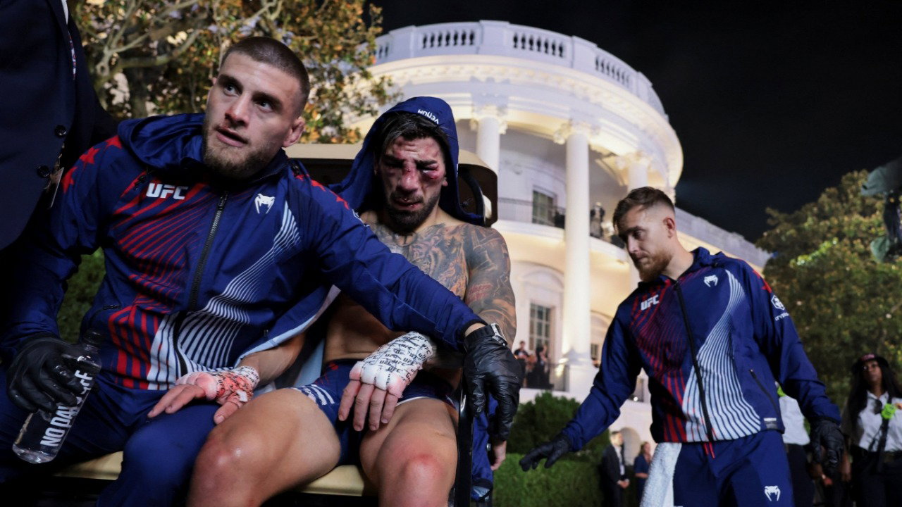 (Video) UFC Releases Clip of Big Brother Stopping Ilia Topuria From Fighting Justin Gaethje After Fourth Round