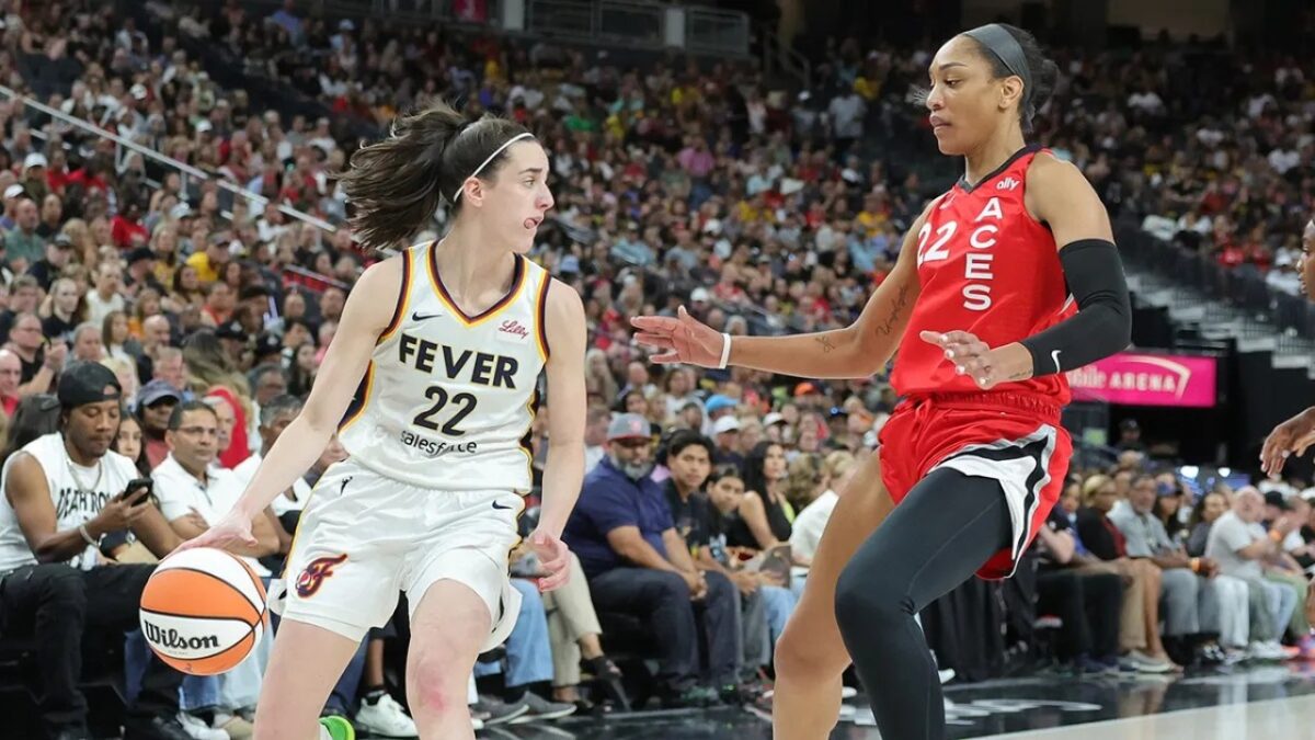 Emmanuel Acho Crying Victim After Backlash From Caitlin Clark 'Distraction' Take Does Not Sit Well With Fans - "Victim Of Your Own Stupidity" 1 Caitlin Clark and A'ja Wilson