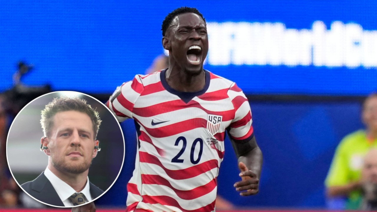 JJ Watt Has a Crazy Reaction to FIFA Reversing Folarin Balogun’s Red Card on Donald Trump’s Appeal
