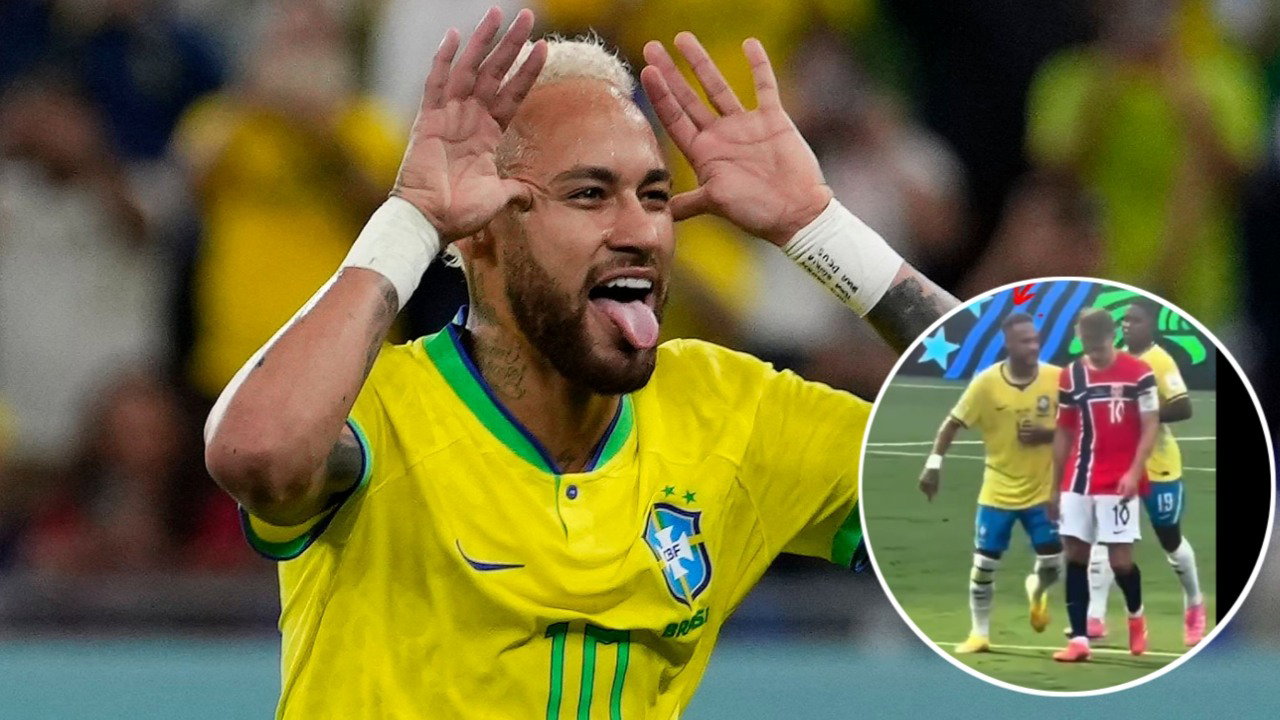 “It’s a Shame” – Neymar Faces Backlash After Taunting and Shoving Martin Ødegaard Unprovoked Following Brazil’s World Cup Exit