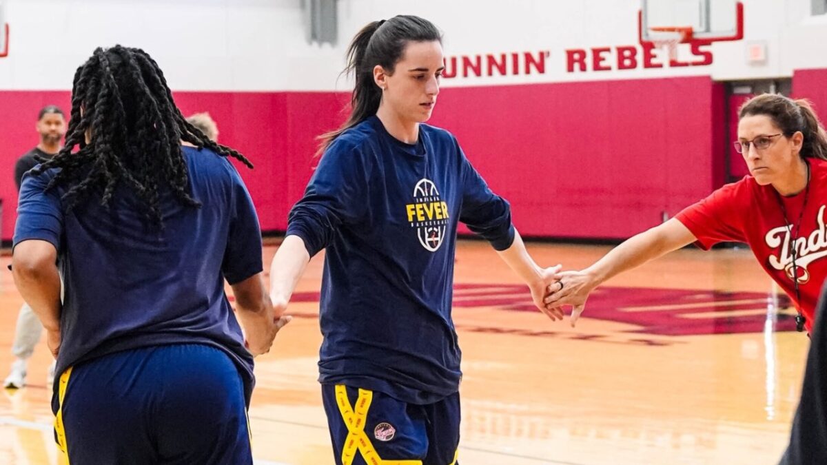 Fever Winning 2nd Straight Game Without Caitlin Clark Leaves Fans Asking Questions - "Straight Up CC Shade" 1 Caitlin Clark at practice