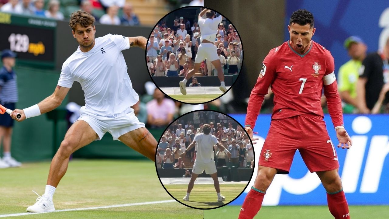 Flavio Cobolli Recreates Cristiano Ronaldo’s Iconic ‘Siuuu’ Celebration After Reaching Wimbledon Quarterfinals