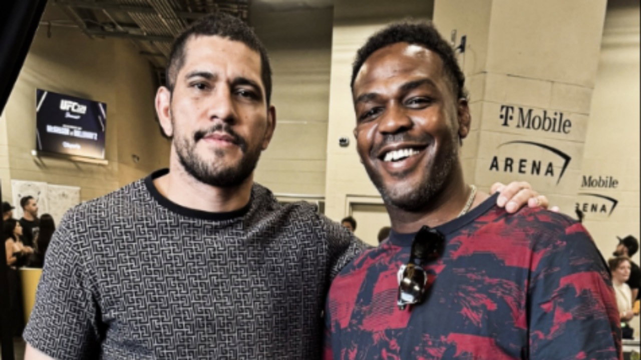 Jon Jones and Alex Pereira Squash Beef After Meeting Backstage for UFC 329 Weigh Ins