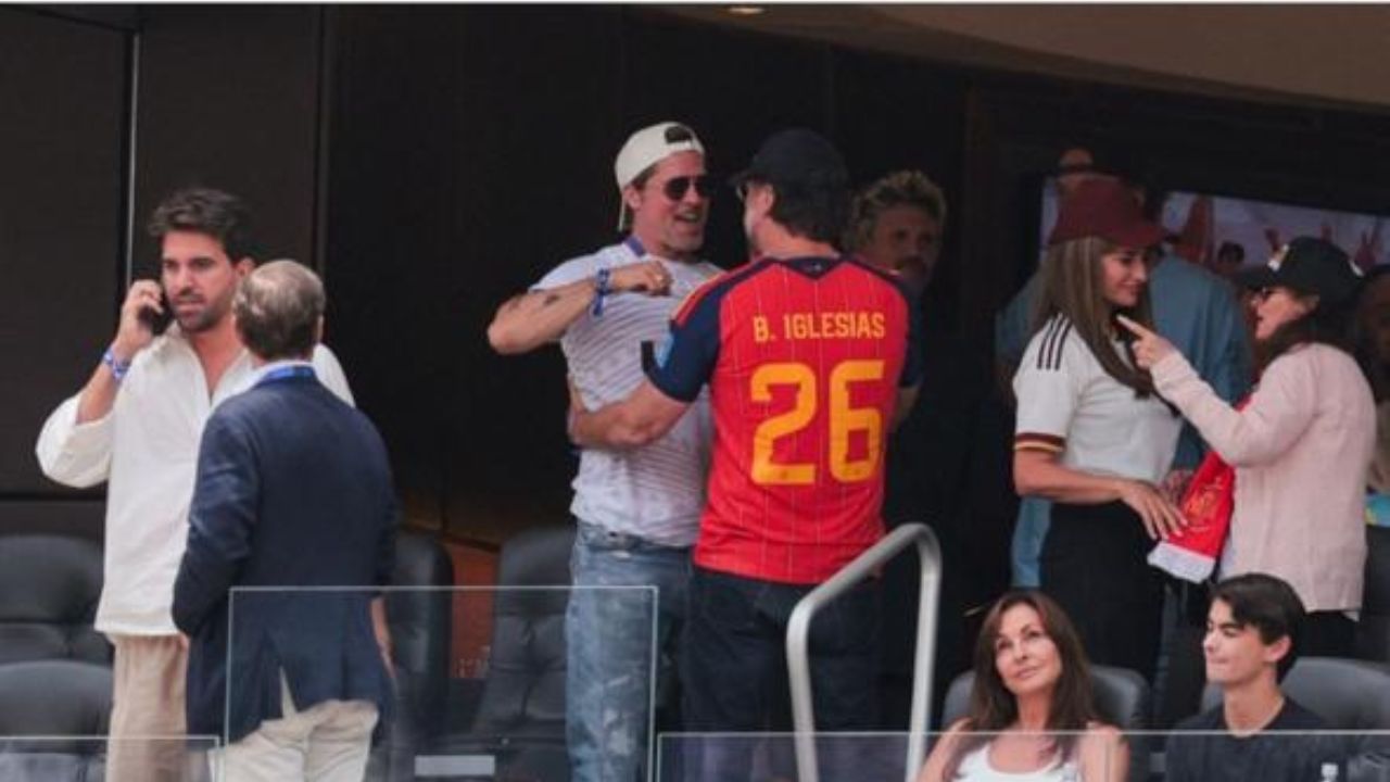 F1 Movie Cast Reunites With Brad Pitt to Witness Spain’s World Cup Semifinal Triumph