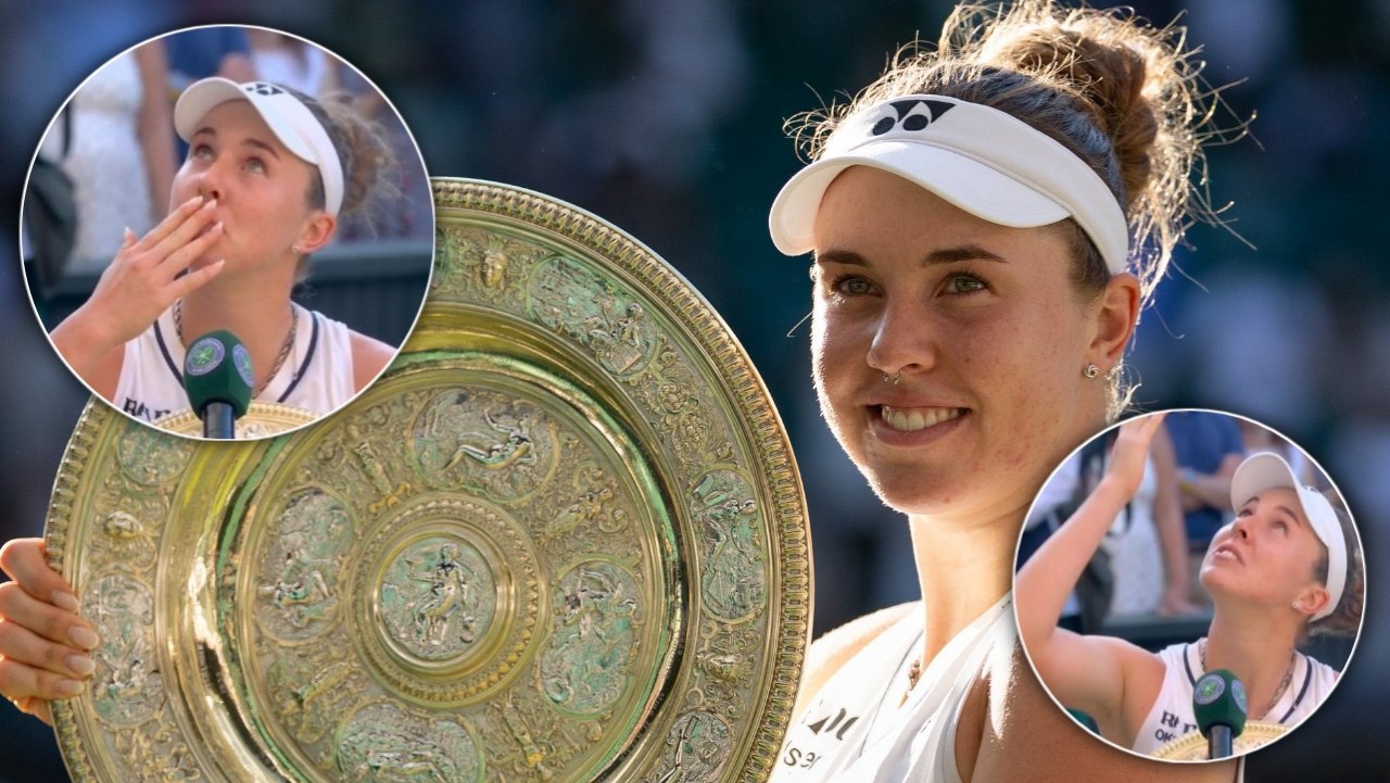 Emotional Linda Noskova Dedicates Wimbledon Trophy to Late Mom: “I Definitely Wouldn’t Be Standing Here Without Her”