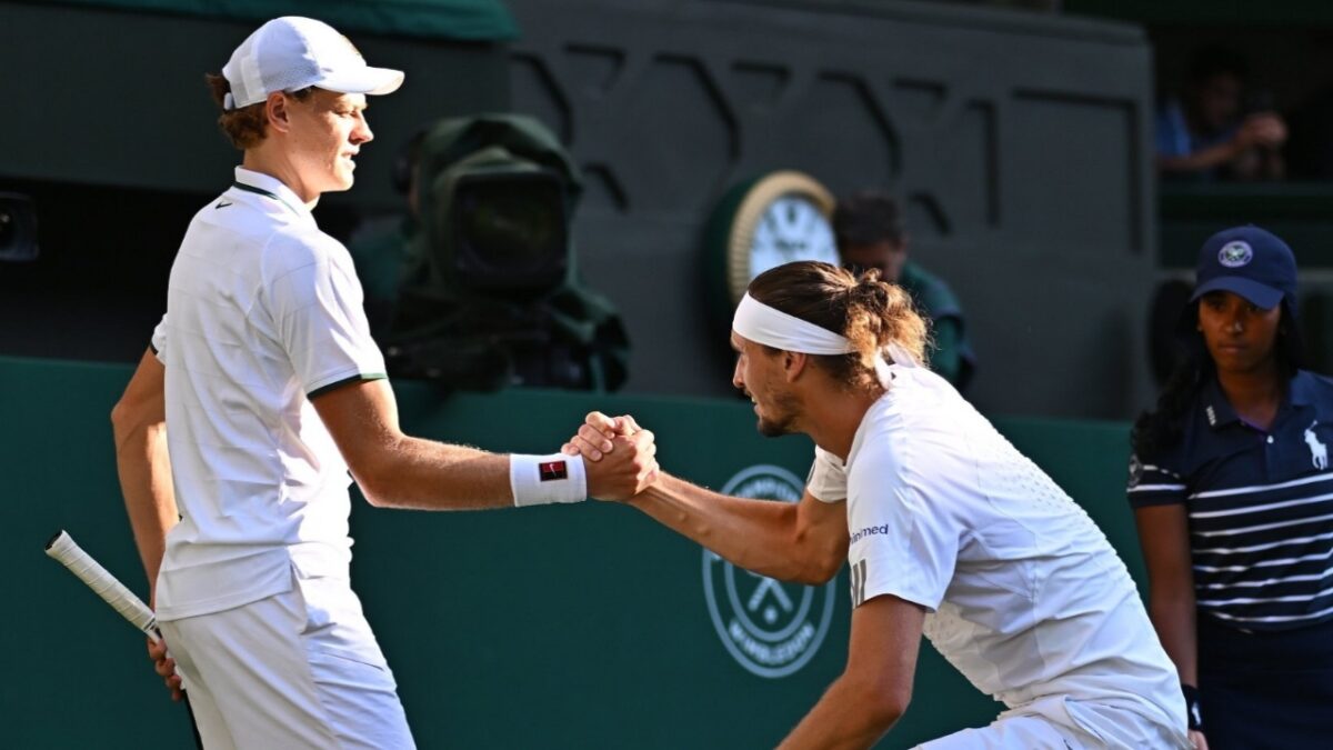 Jannik Sinner Wins ‘This’ Prize Money After Beating Alexander Zverev in Wimbledon Final 1 Jannik Sinner helps Alexander Zverev get back to his feet