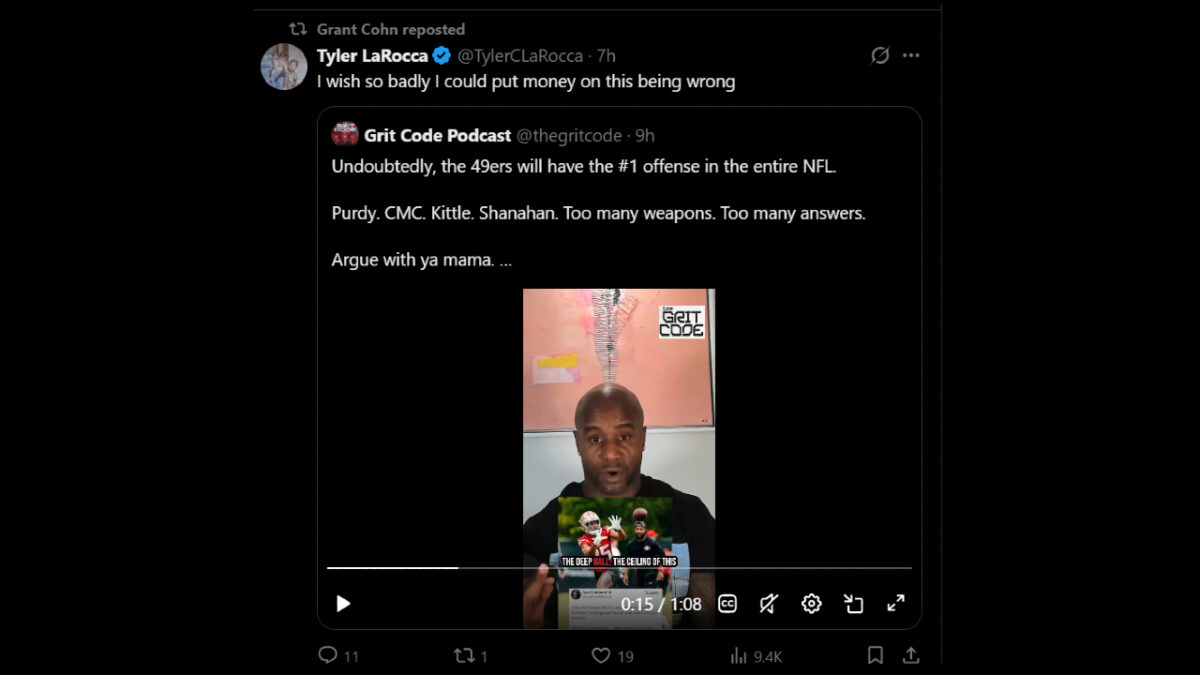 49ers Insider Grant Cohn Seemingly Taunts Christian McCaffrey, George Kittle Over Leaked Madden 27 Ratings 2 49ers Insider Grant Cohn Seemingly Taunts Christian McCaffrey, George Kittle Over Leaked Madden 27 Ratings