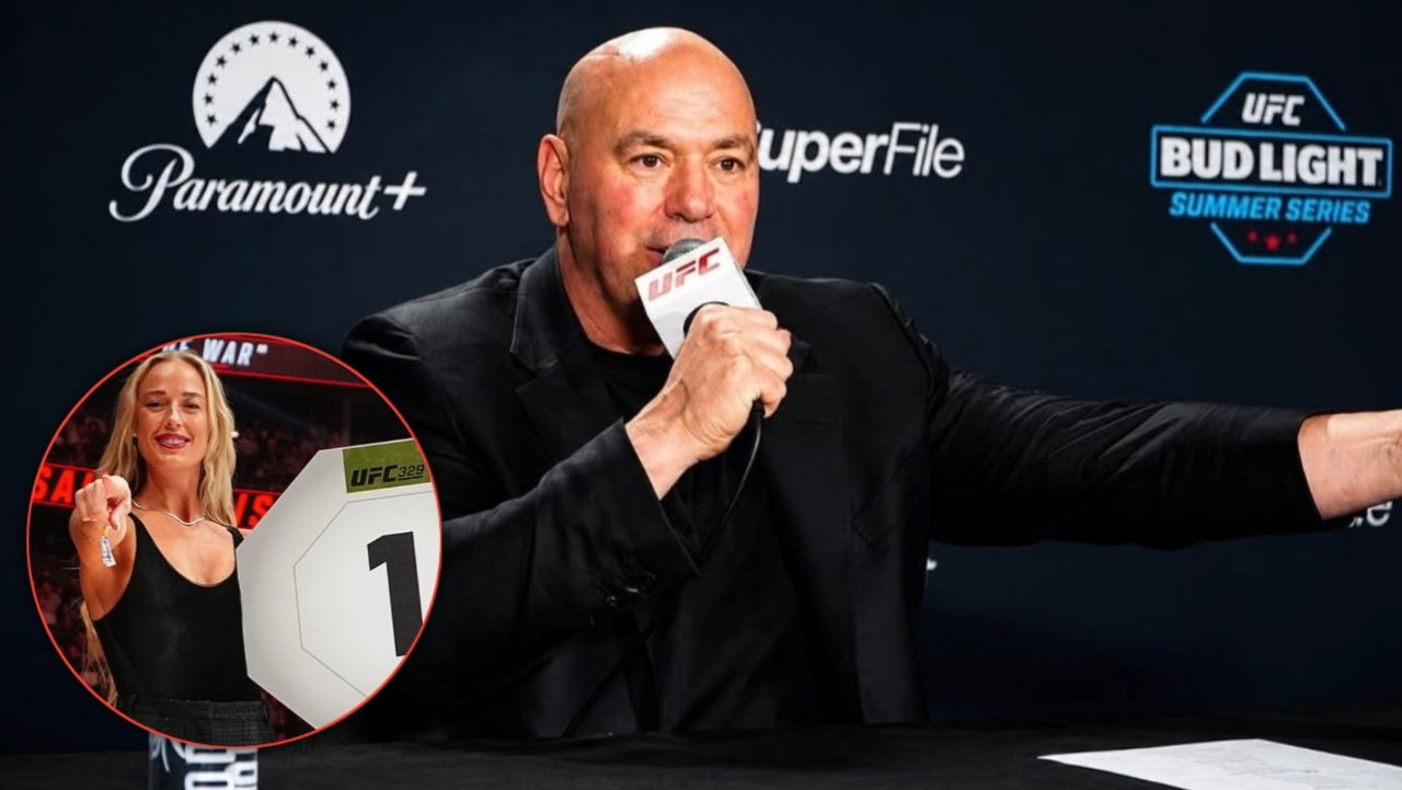 After Sophie Cunningham’s UFC 329 Cameo, Dana White Shows Up for Indiana Fever’s Victory Over Las Vegas Aces