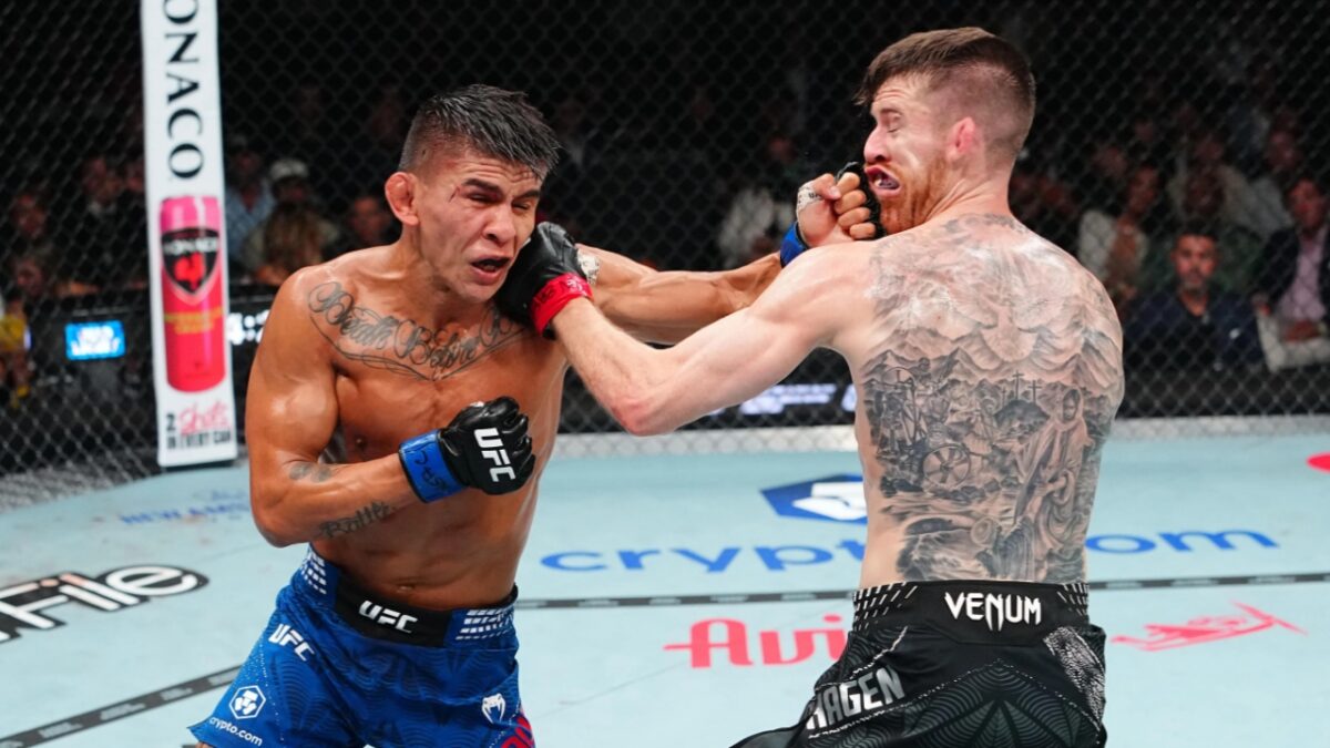 Cory Sandhagen Addresses UFC 329 Loss While Fearing for a Torn Hamstring in Right Knee 1 Mario Bautista vs Cory Sandhagen at UFC 329