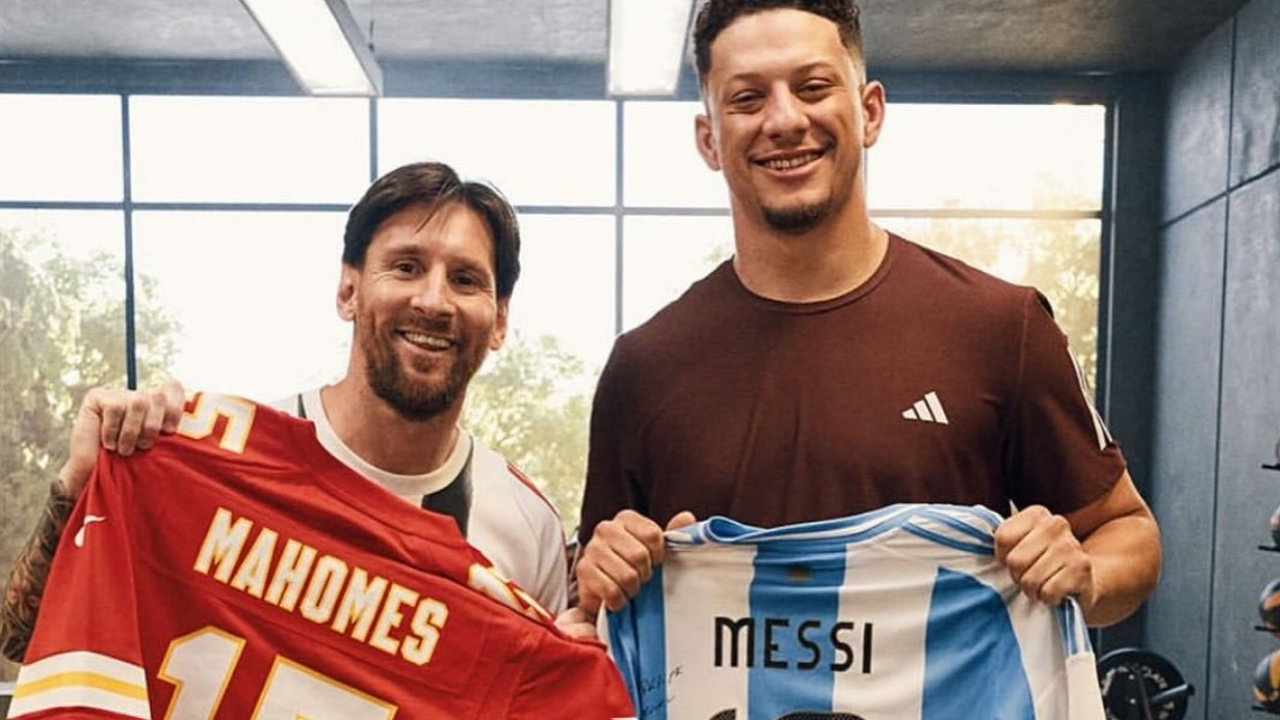 ‘Hyped Up’ Patrick Mahomes Calls Lionel Messi the GOAT After Argentina’s Comeback Win Over England