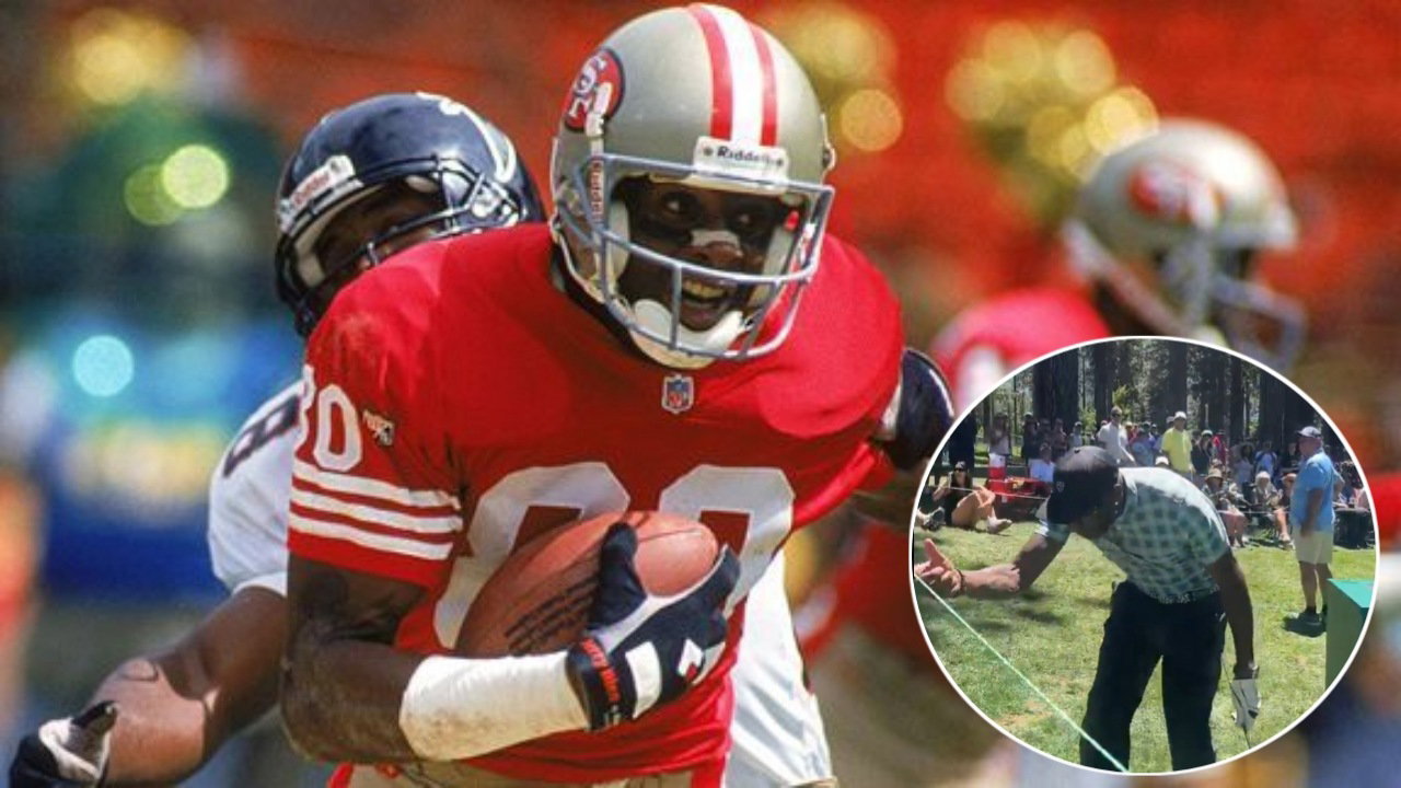 ‘Furious' Jerry Rice Chases Down Heckler Who Yelled During His Backswing at the American Century Championship