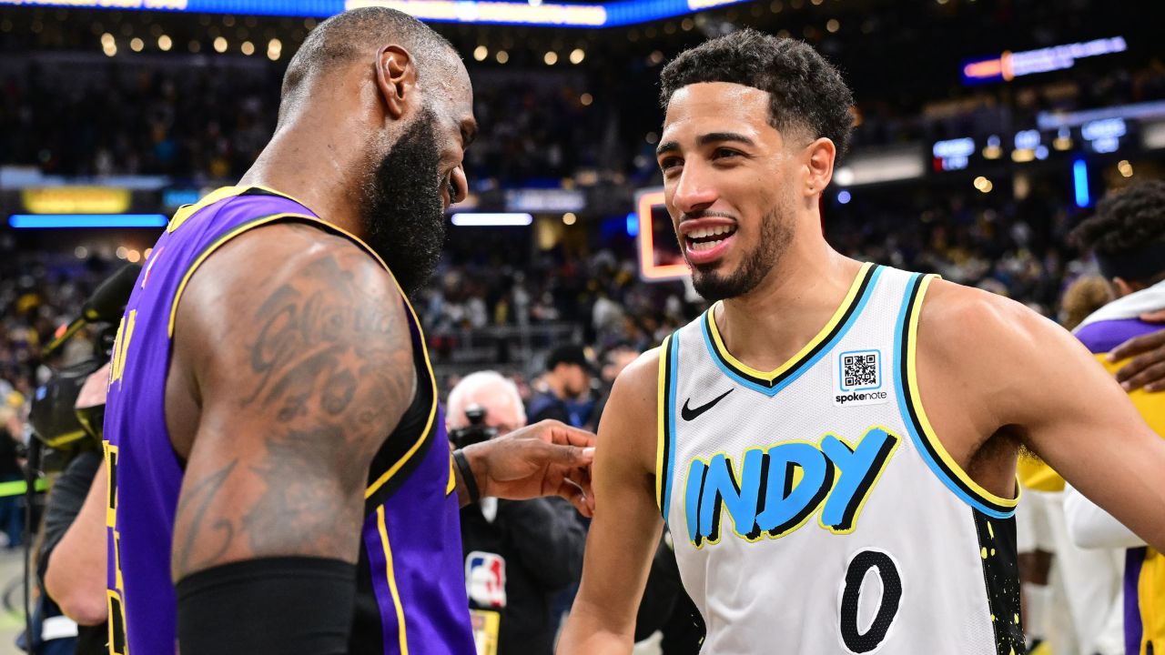 LeBron James Laughs Off Tyrese Haliburton’s Attempt to Recruit Him to the Indiana Pacers