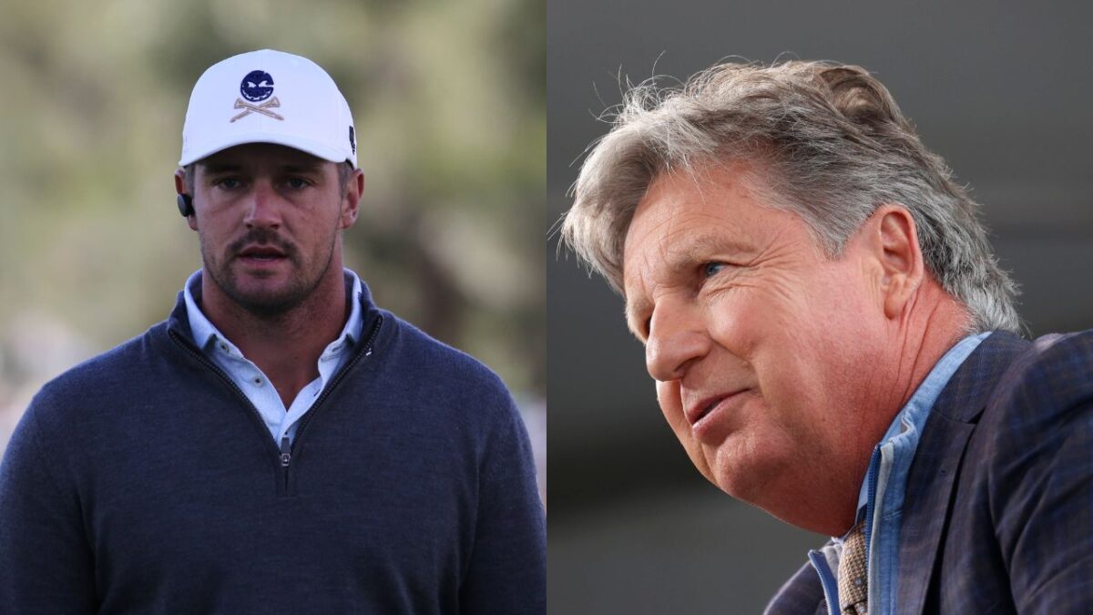 Brandel Chamblee Faces Tremendous Heat From Golf Fans Following His Take on Bryson DeChambeau's 2-Shot Penalty at The Open 2 Bryson DeChambeau and Brandel Chamblee