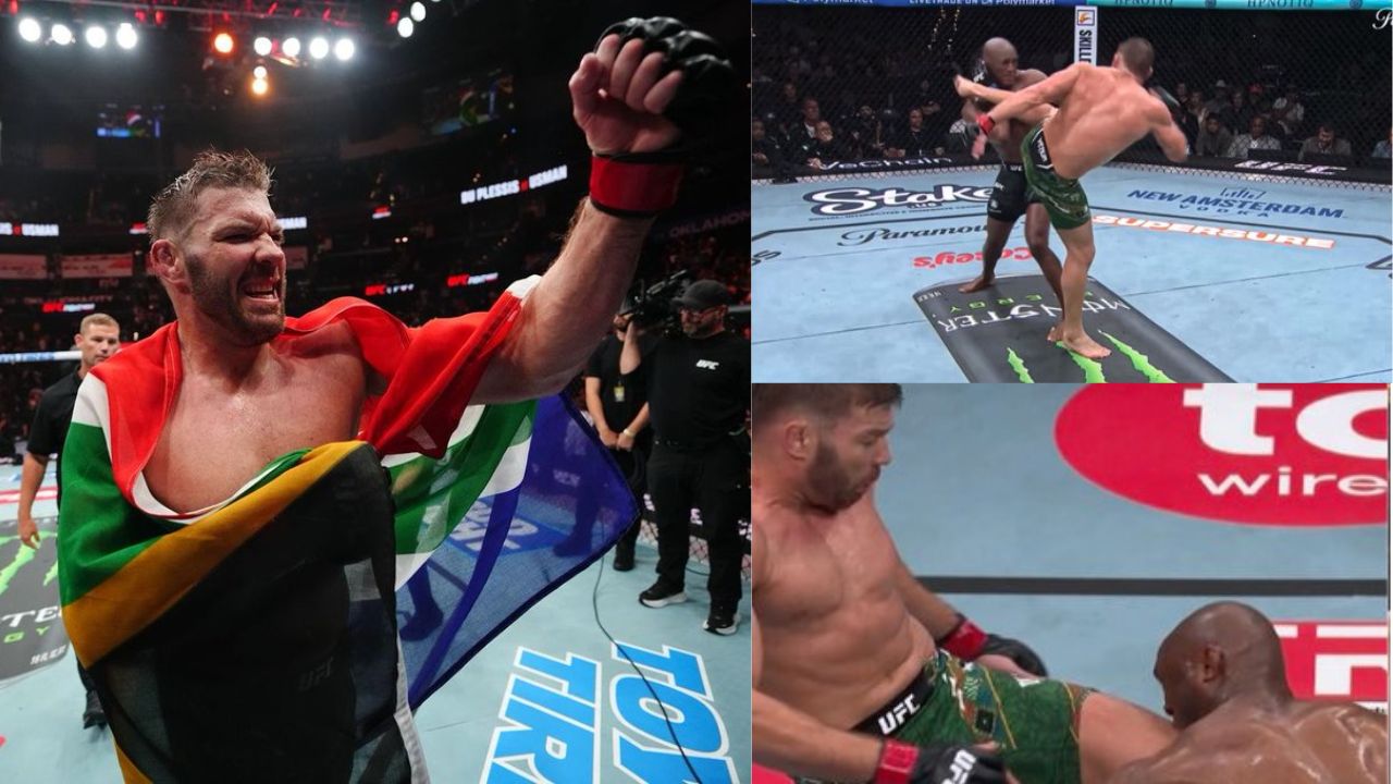 Dricus Du Plessis Wobbles Ex-Champ Kamaru Usman Multiple Times in Dominant UFC Oklahoma City Main Event Victory