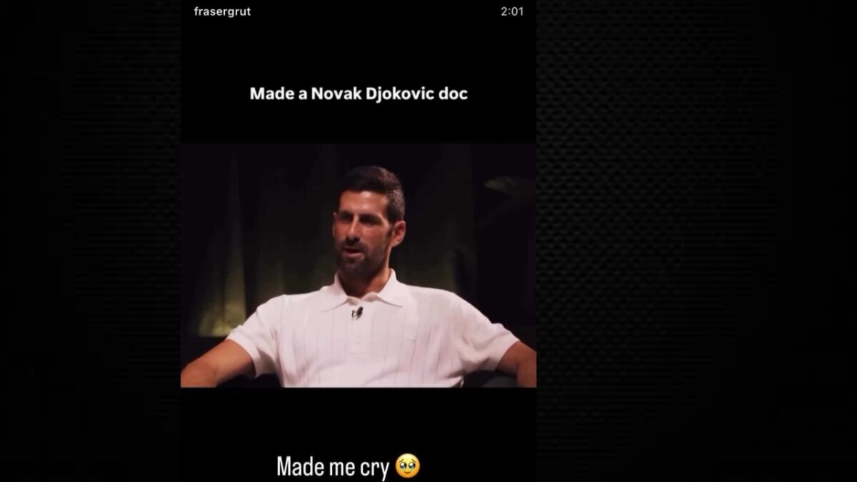 Wife Jelena Djokovic 'Cries' After Watching Documentary on Novak Djokovic's Career 1 Jelena Djokovic's Instagram story
