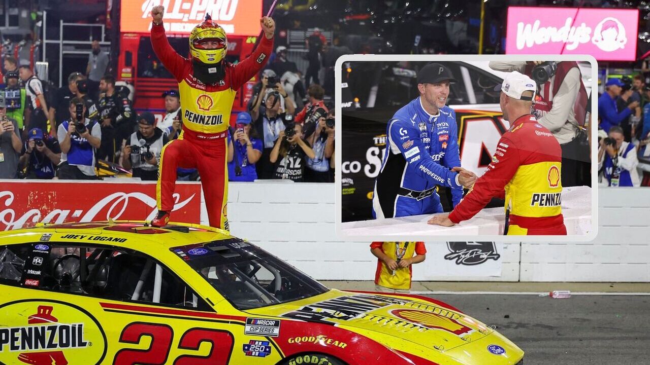“Such a Big Turnaround!” Denny Hamlin Refuses to Bemoan North Wilkesboro Loss to Joey Logano