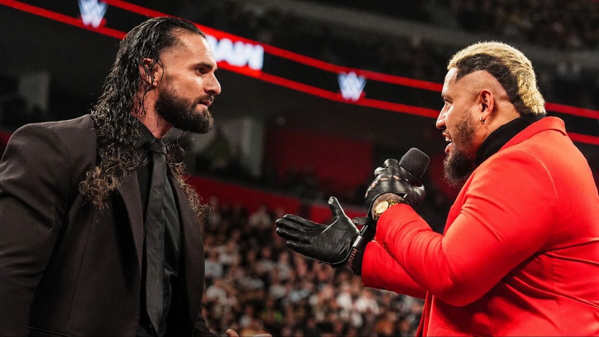 (Video) Solo Sikoa's Wholesome Fan Moment Goes Viral Amid His Bloodline Rebel Arc 1 Seth Rollins and Solo Sikoa on WWE Raw