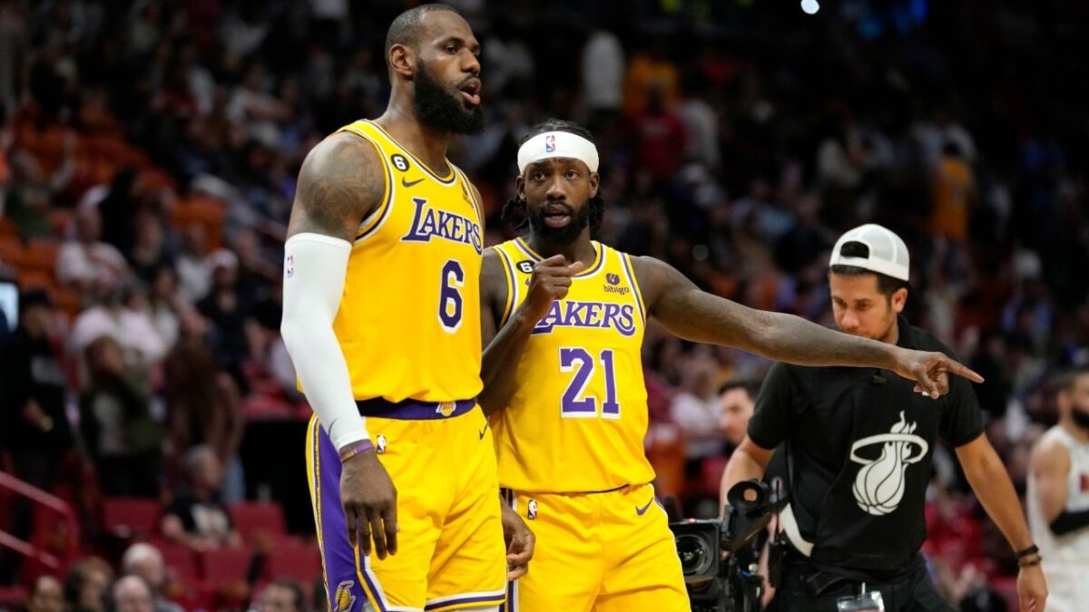 LeBron James Not Deciding on Next Team Leaves Social Media Disappointed - "Making Us Lose Sleep" 1 LeBron James and Patrick Beverley