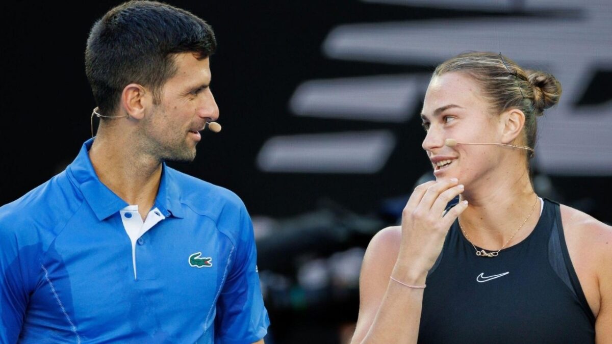 Serena Williams Sees Herself in Aryna Sabalenka When She Gets Mad: "She's Such a Spitfire" 1 Novak Djokovic, Aryna Sabalenka