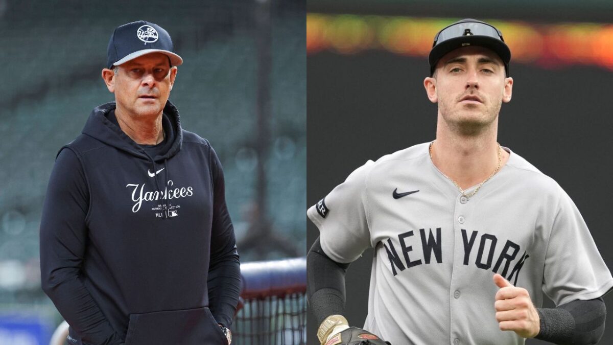 Cody Bellinger's Hamstring Injury Upsets Yankees Fans: "This Team Is Cooked" 2 Cody Bellinger and Aaron Boone