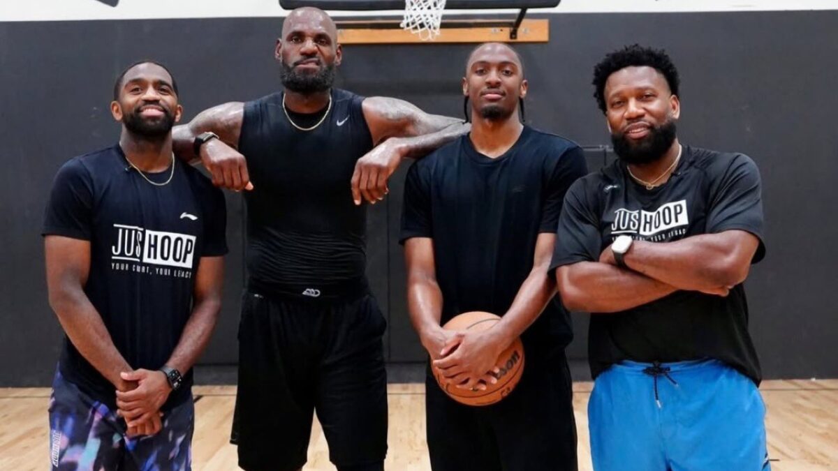 Colin Cowherd Defends LeBron James Against 'Haters': "24 Years In a Row, Think About That" 1 LeBron James and Tyrese Maxey are working out together