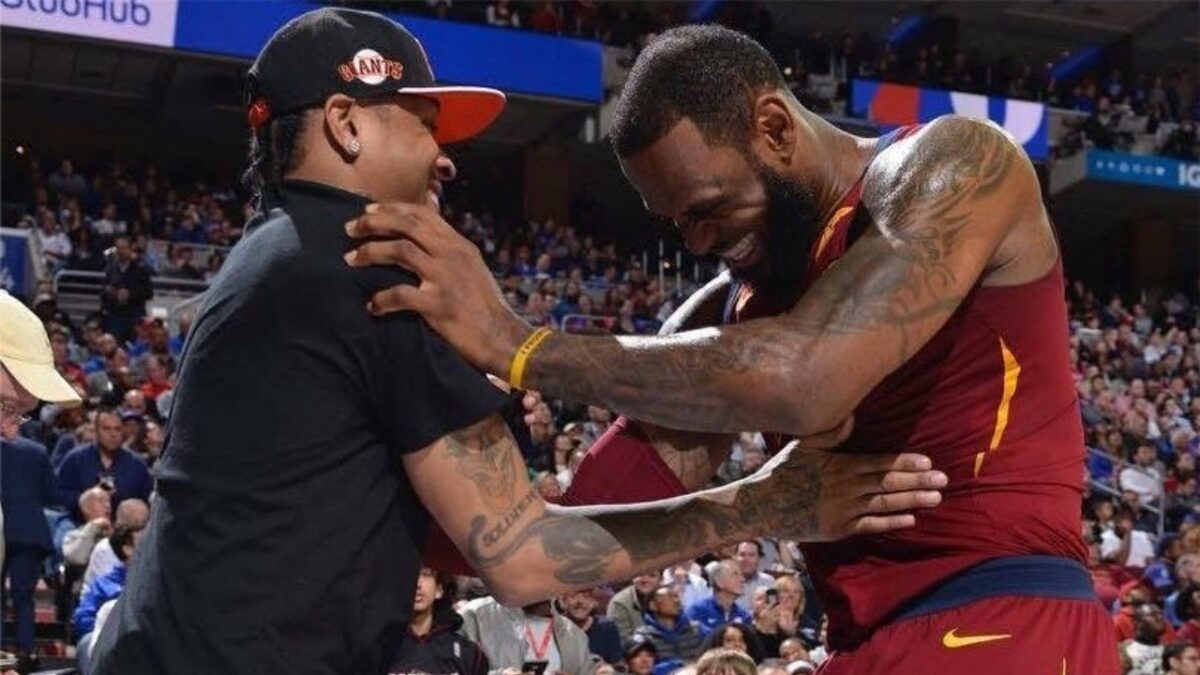 LeBron James Joining 76ers Has Allen Iverson Believing in a Championship: "Definitely Have a Chance" 1 Iverson and James have a close relationship