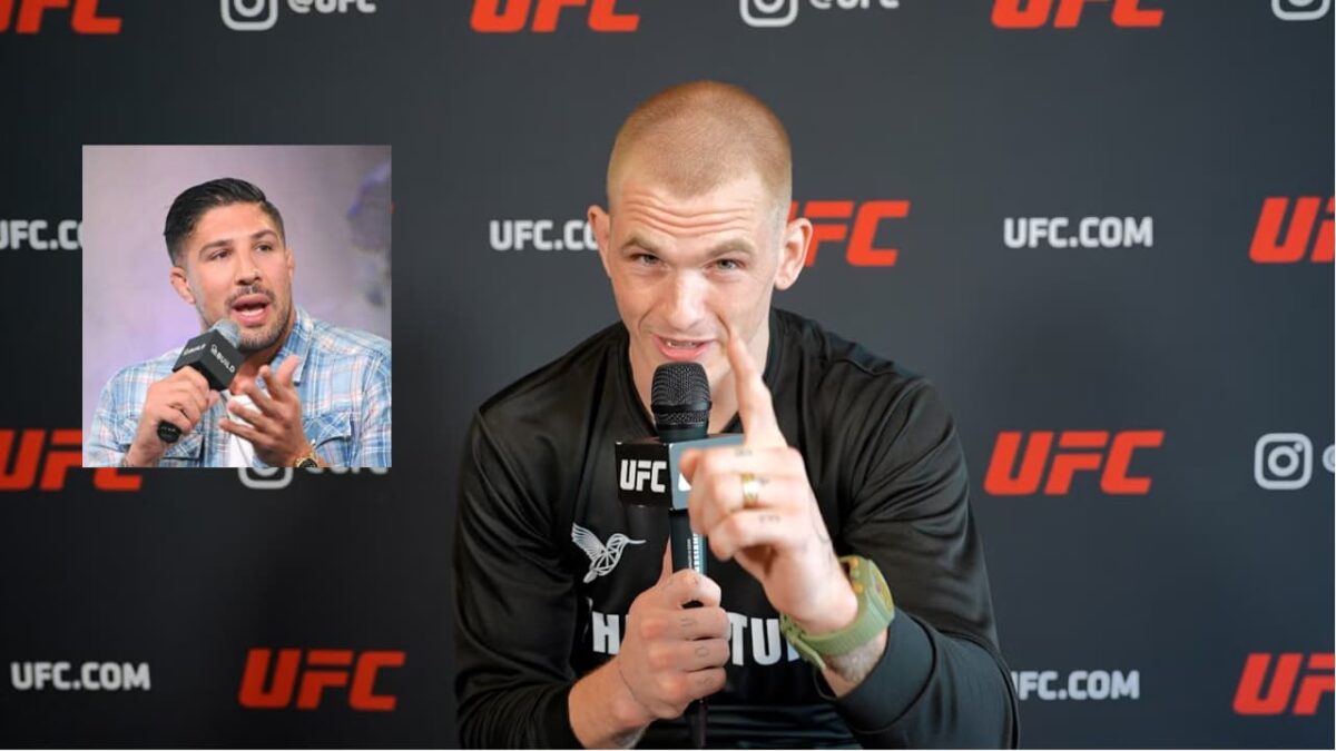 UFC Serbia Headliner Mocks Ian Garry for Ruining Reputation Ahead of Islam Makhachev Title Fight 1 Ian Garry gets advice from Brendan Schaub