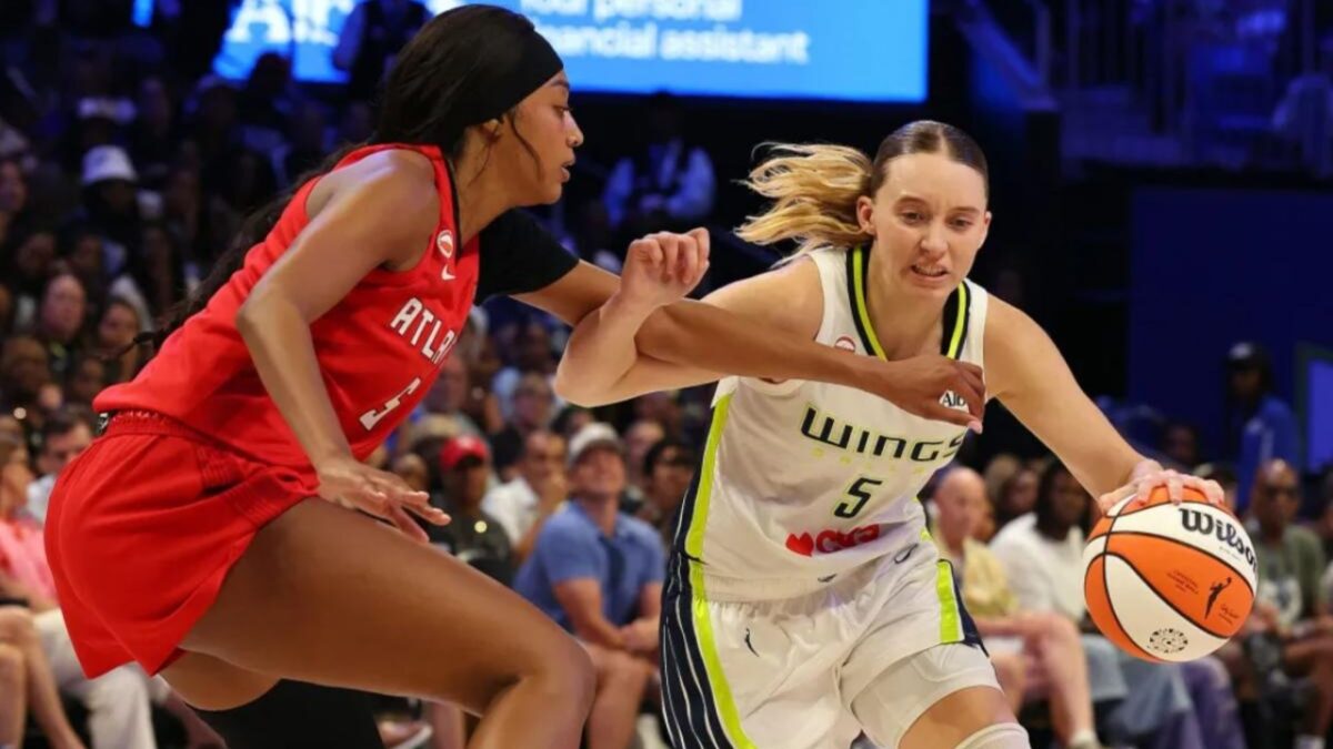 WNBA Posting & Deleting Video of Angel Reese & Paige Bueckers Placing Bets on Their Game Draws Sharp Reactions - "League Is Run by Morons" 1 Reese & Bueckers battling in the game