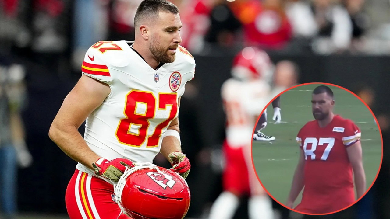 “Thought That Was Jason Kelce” – Travis Kelce Seemingly Looking Extremely Out of Shape During Chiefs’ Practice Has Fans Concerned