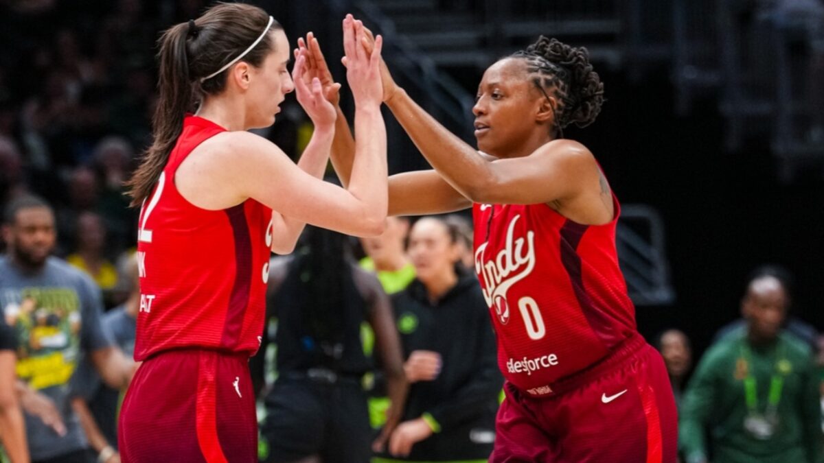 Courtney Williams Details 'Friendly' Trash-Talking Battle with Caitlin Clark: "I Can't Wear Your Shoes Against You" 1 Caitlin Clark & Kelsey Mitchell