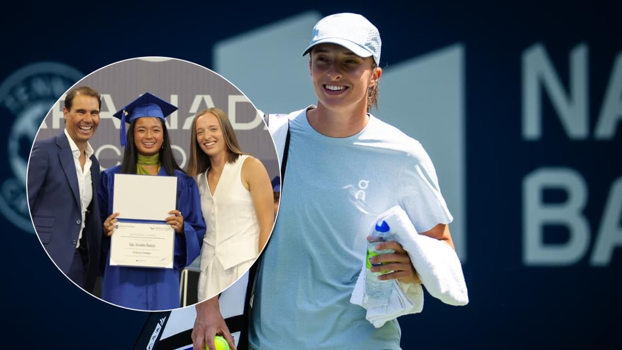 Iga Swiatek Reveals Why She Didn’t Speak with Alexandra Eala at Rafa Nadal Academy Graduation Ceremony: “I Was a Bit Stressed”